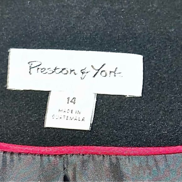 Preston & York Womens
Wool Mid-Length Peacoat
Black Size 14 - Picture 4 of 6
